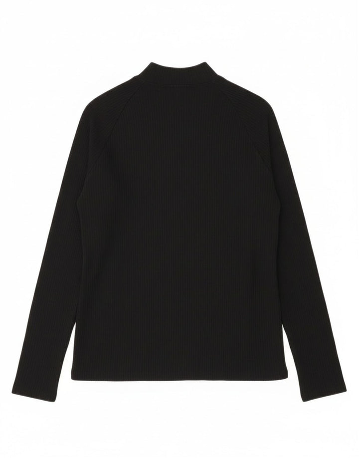 Jordan Dame Tight Fit Top Langærmet UK 16 Stor Sort Polyester