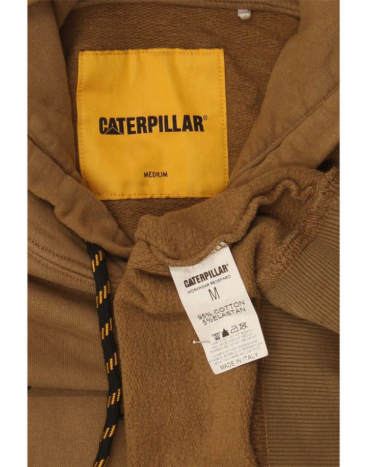Caterpillar Herre grafisk hættetrøje Jumper Medium Khaki Bomuld