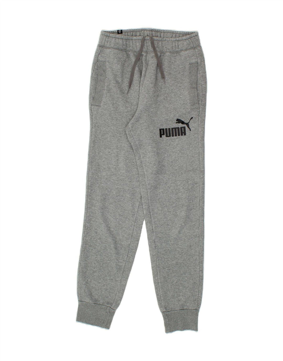 PUMA Mens Graphic Tracksuit Trousers Joggers Small  Grey Cotton Vintage Puma and Second-Hand Puma from Messina Hembry 