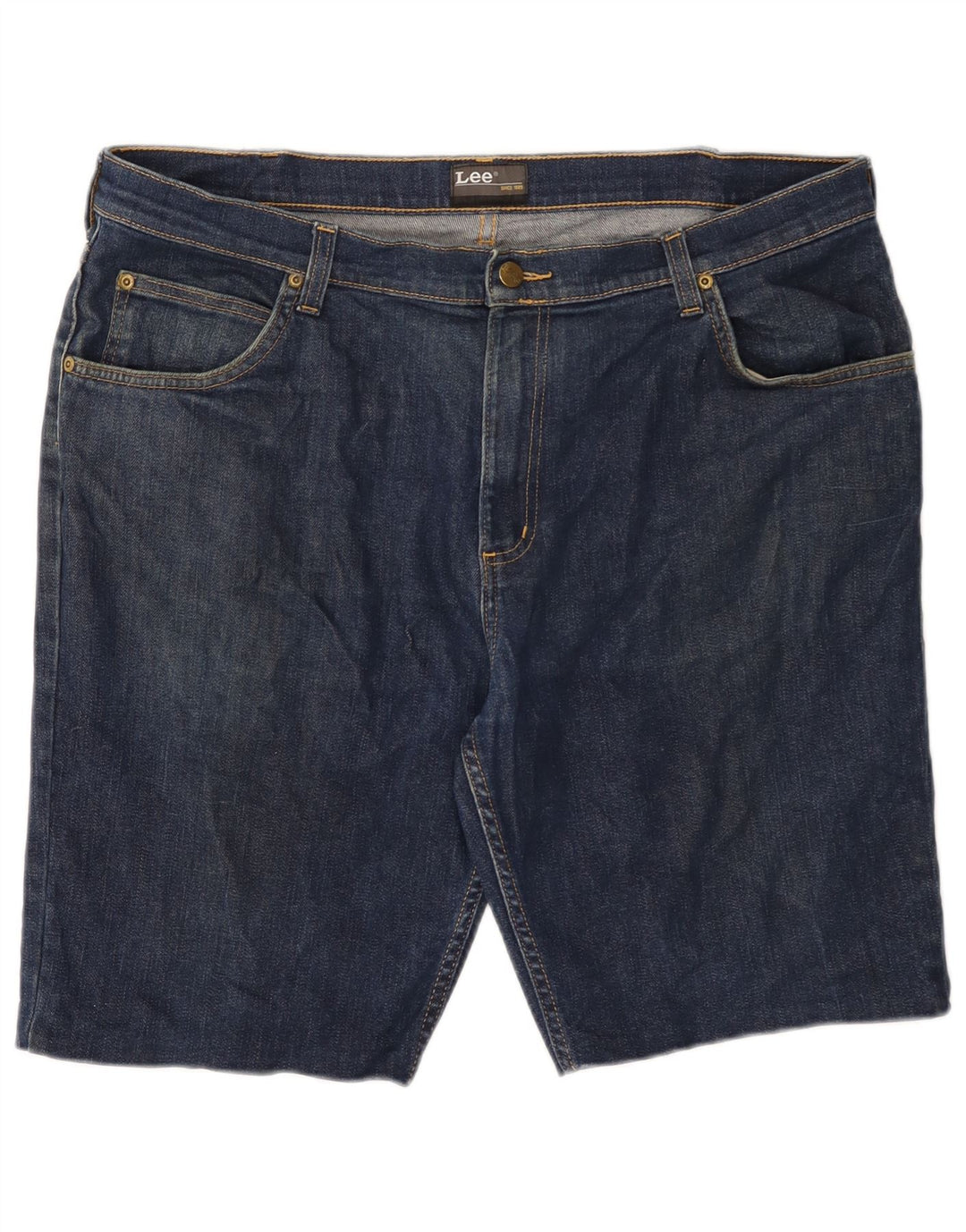 LEE Brooklyn Denim Shorts til mænd W40 XL Marineblå Bomuld
