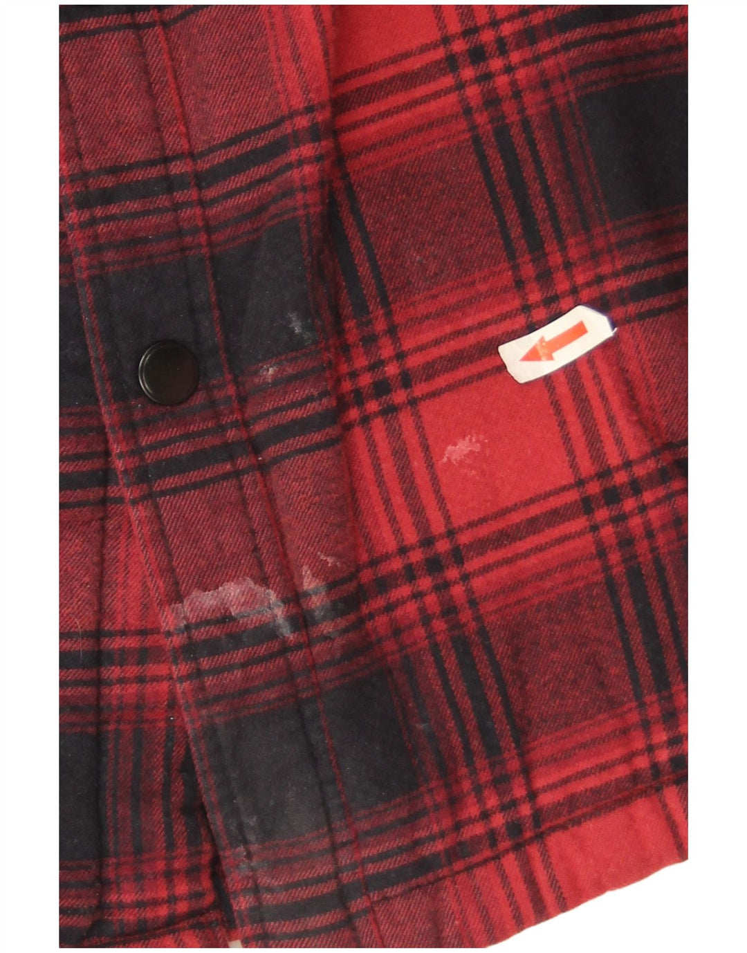 Marks & Spencer Herre Regular Overshirt Flanellskjorte 2XL rød ternet