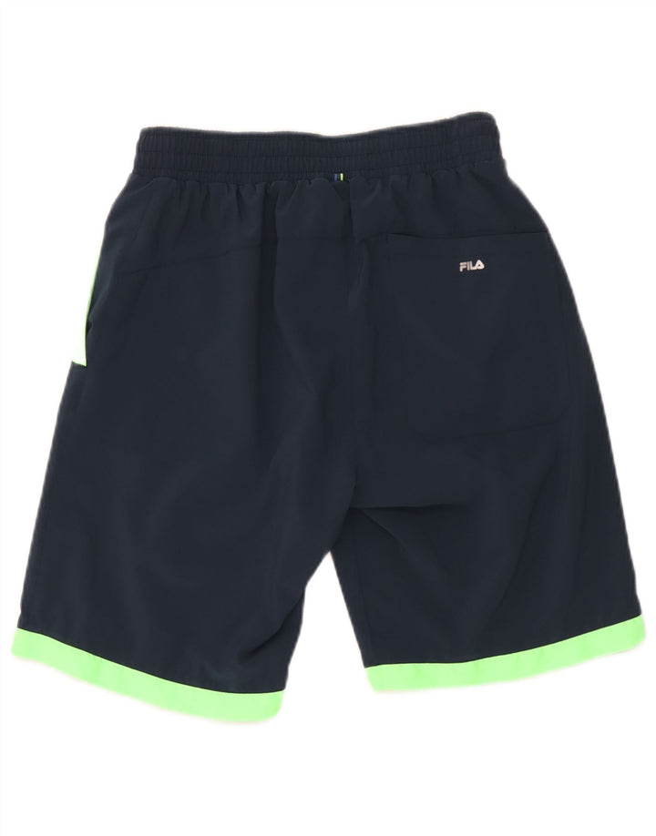 Fila Herre Sportshorts Medium Navy Blue Colourblock Polyester
