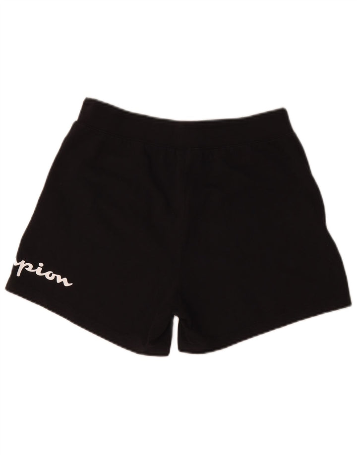 Champion Kvinder grafiske sportsshorts UK 14 Medium Sort