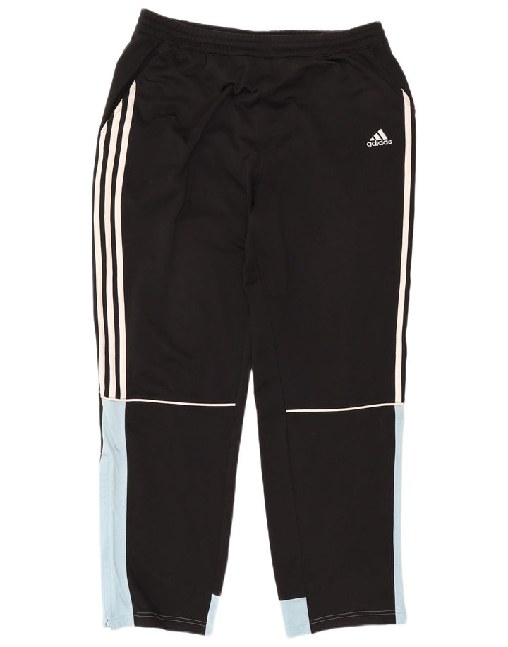 ADIDAS Træningsdragtsbukser til mænd UK 42/44 Large Black Polyester