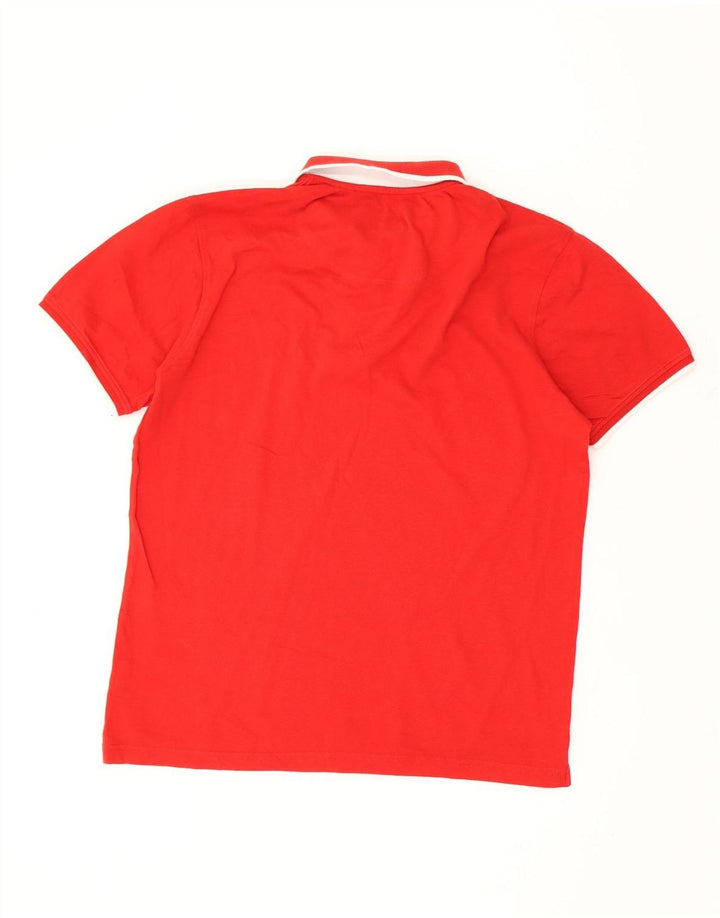 HARMONT & BLAINE Regular Fit Polo Shirt til mænd Stor rød bomuld