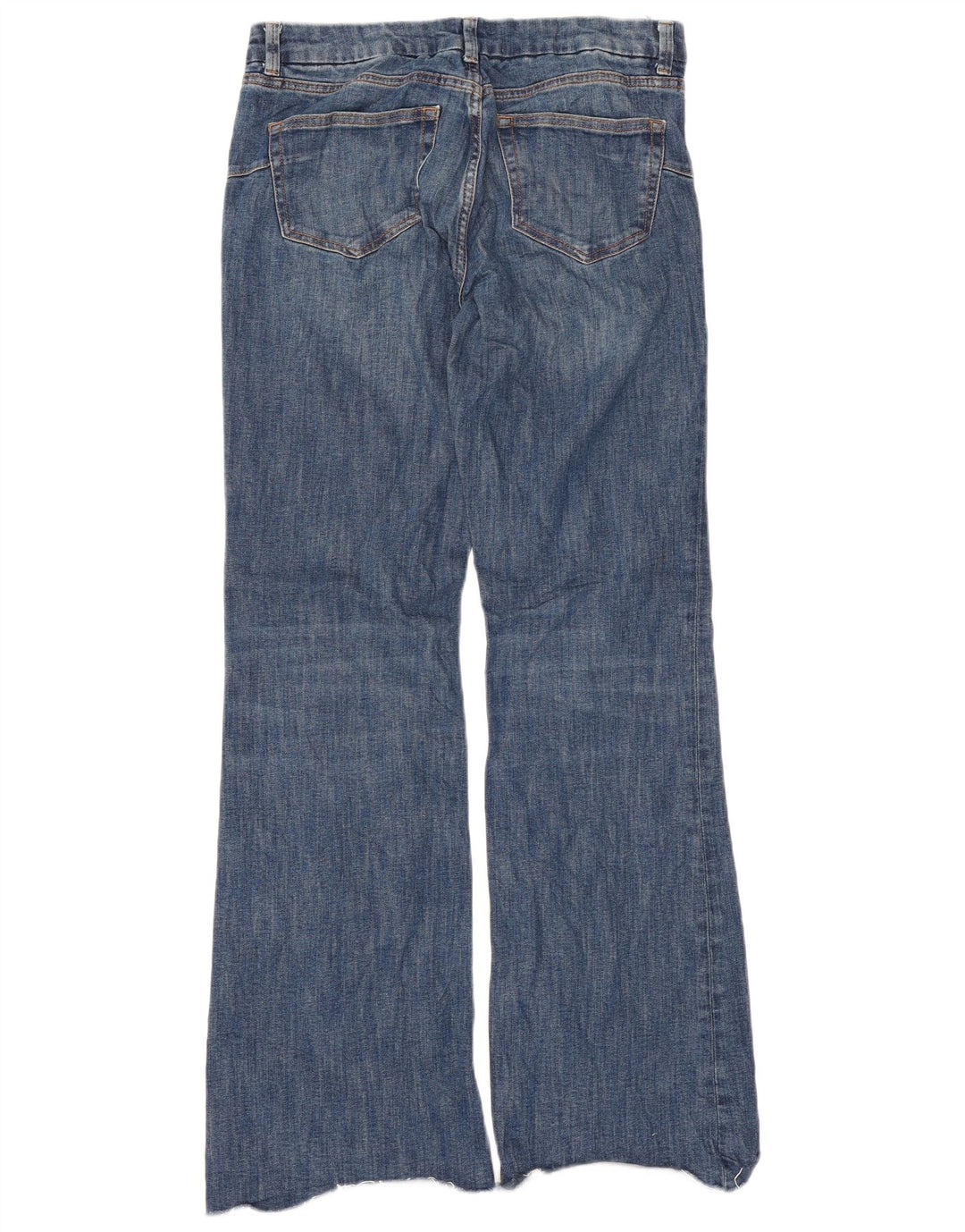 Zara Dame Flared Jeans EU 38 Small W28 L33 Blå Bomuld