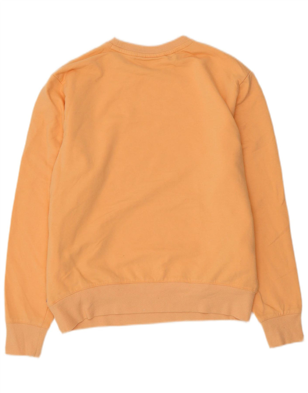 Fila Dame Oversized Sweatshirt Jumper UK 10 Small Orange Bomuld
