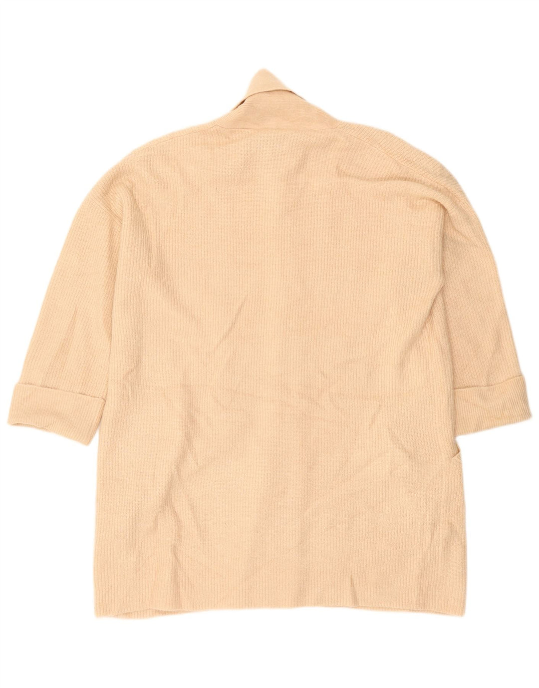 Jack Wills Dame Oversized Longline Cardigan Sweater UK 10 Small Beige