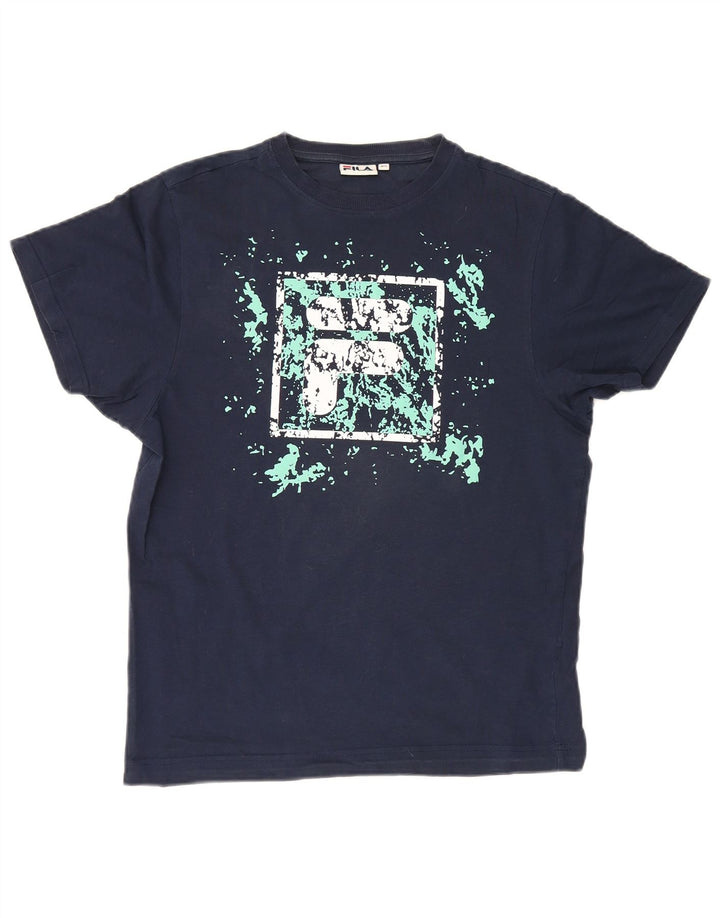 Fila Grafisk T-shirt til mænd XS Marineblå