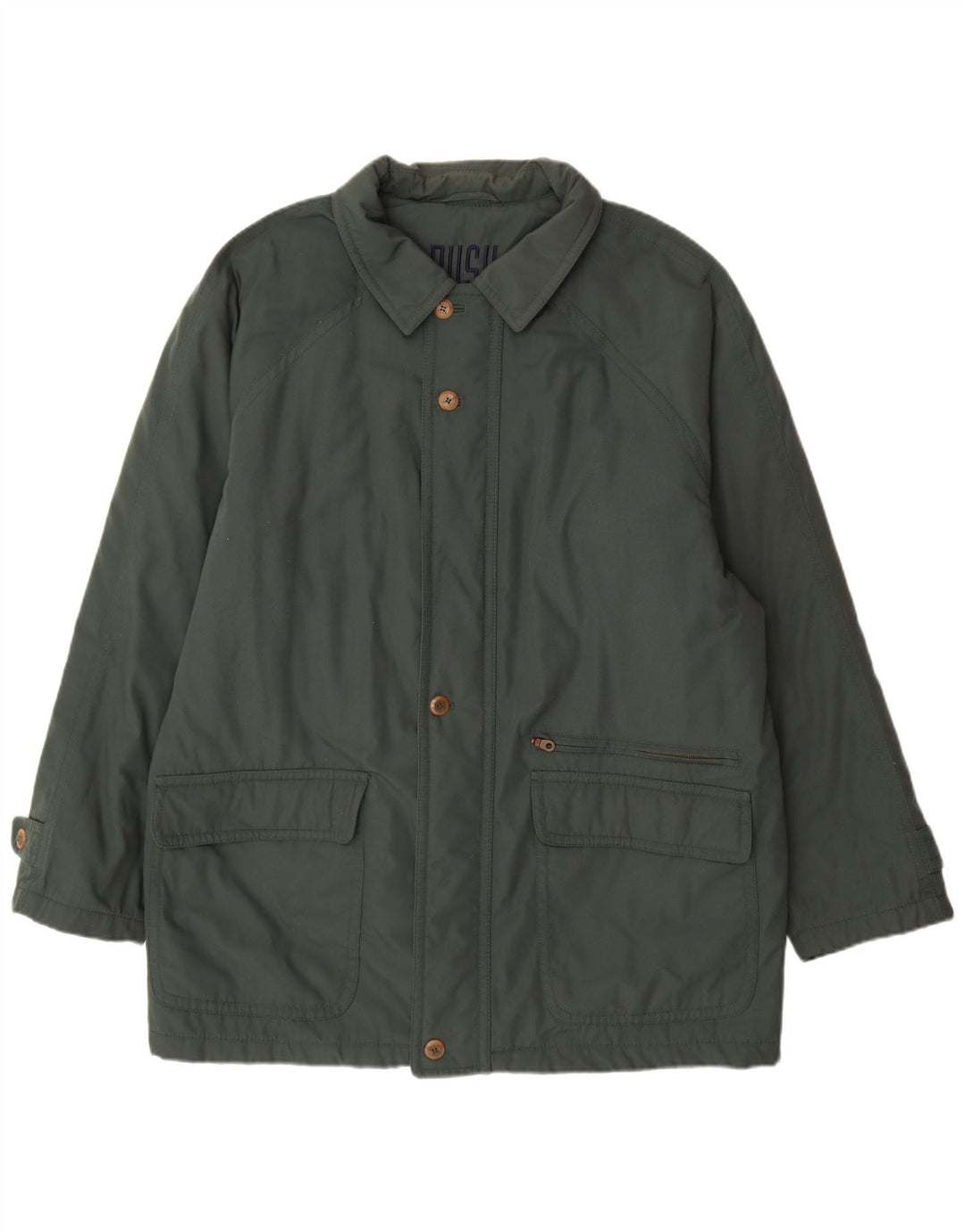 Bush Herre Utility Jacket UK 46 3XL Grøn Polyester