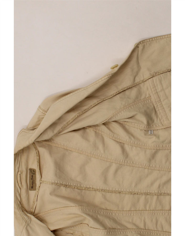 MASSIMO DUTTI Womens 2 Button Blazer Jacket EU 38 Small Beige Vintage Massimo Dutti and Second-Hand Massimo Dutti from Messina Hembry 