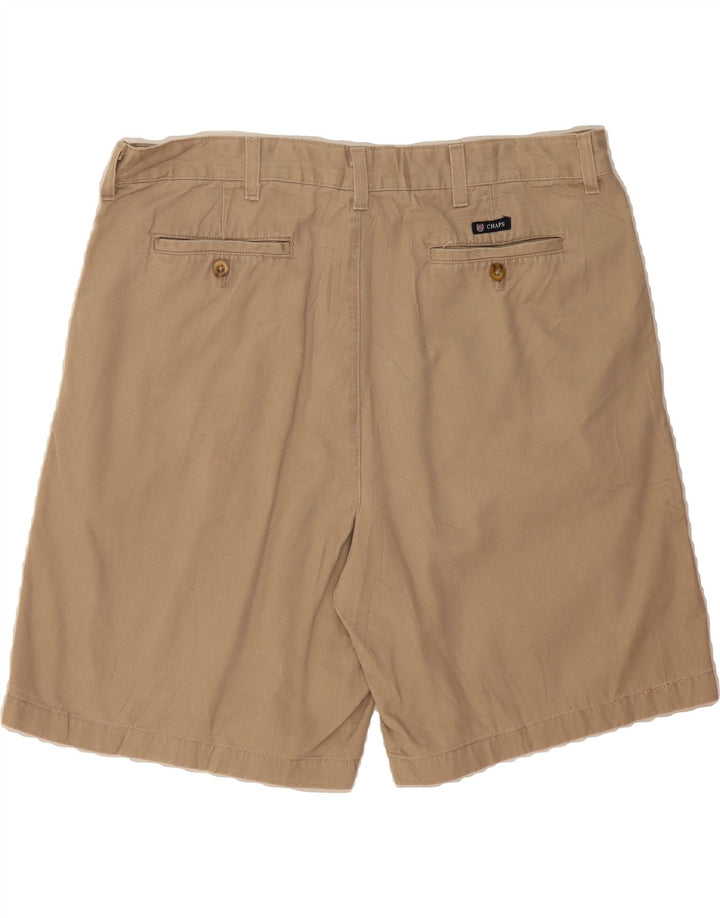 CHAPS Mens Pegged Chino Shorts W38 XL Beige Cotton Vintage Chaps and Second-Hand Chaps from Messina Hembry 