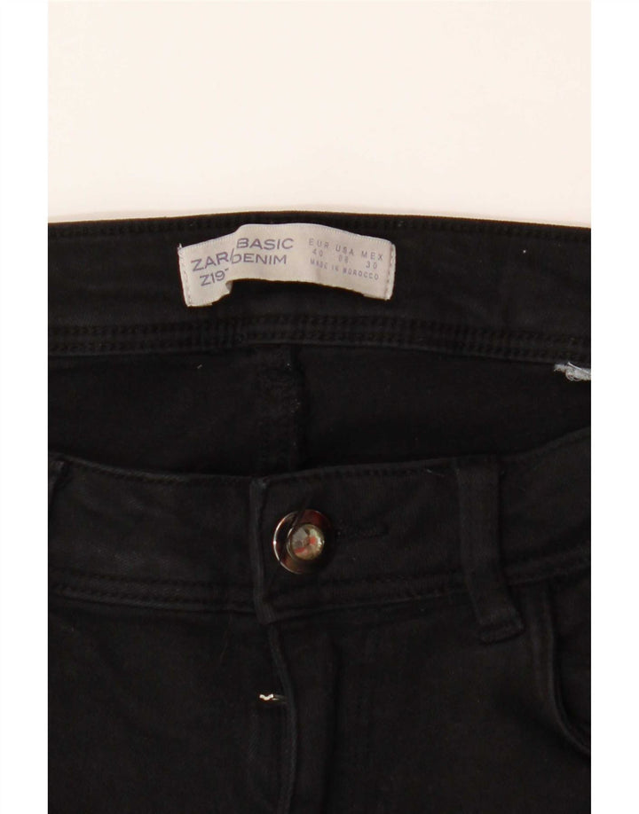 Zara Dame Skinny Jeans EU 40 Medium W30 L28 Sort