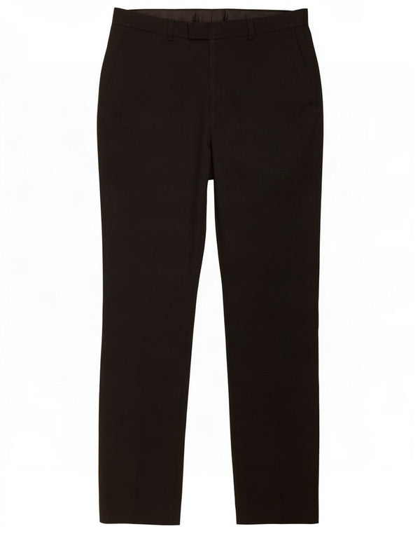 Marks & Spencer Herre Slim Fit Suit Bukser W32 L33 Sort Polyester