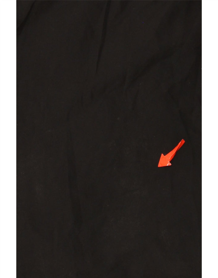 Adidas Herre Anorak Jacket UK 36 Small Black Colourblock Polyester