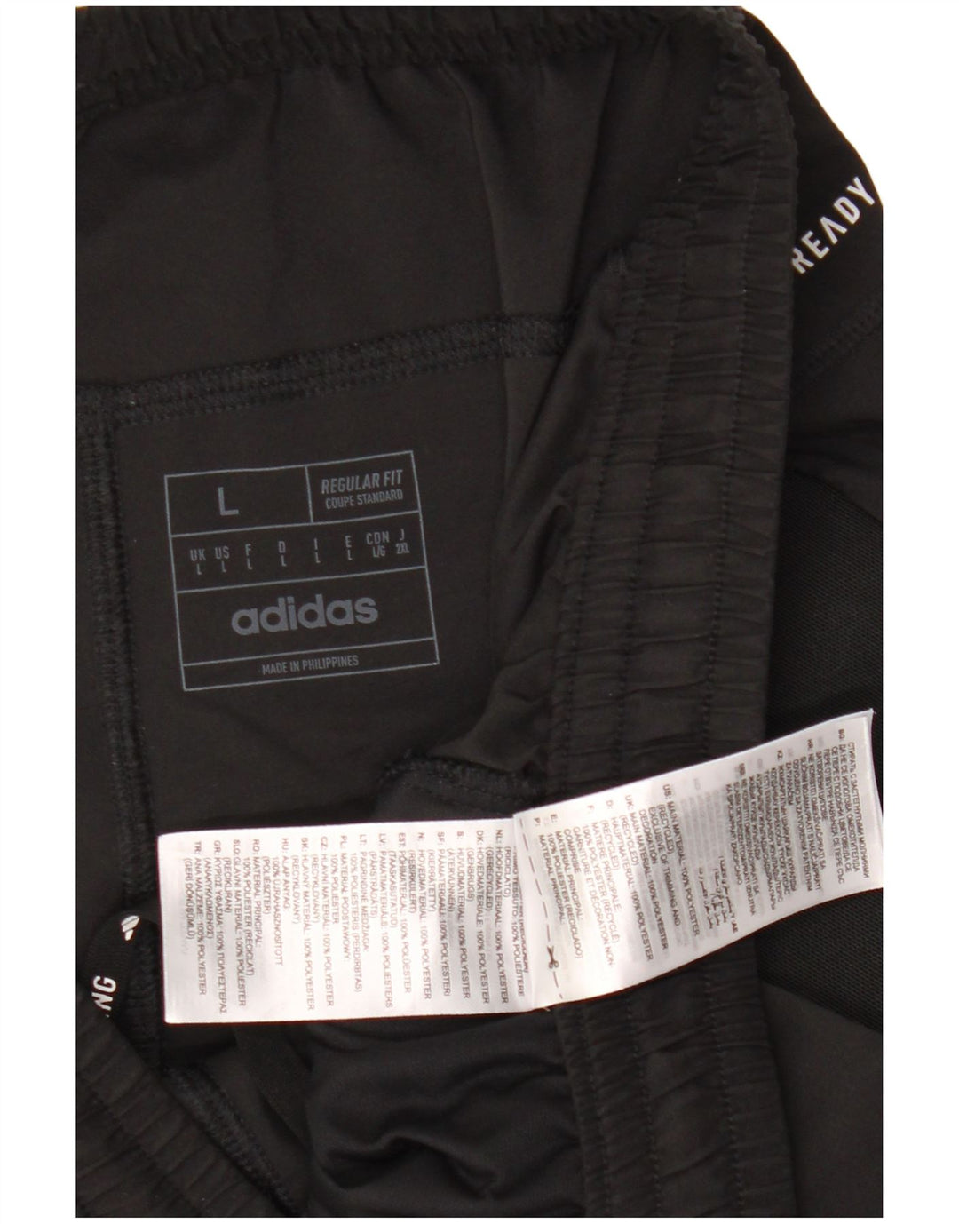 Adidas Herre Aeroready Regular Fit Træningsdragt Bukser Large Black Polyester