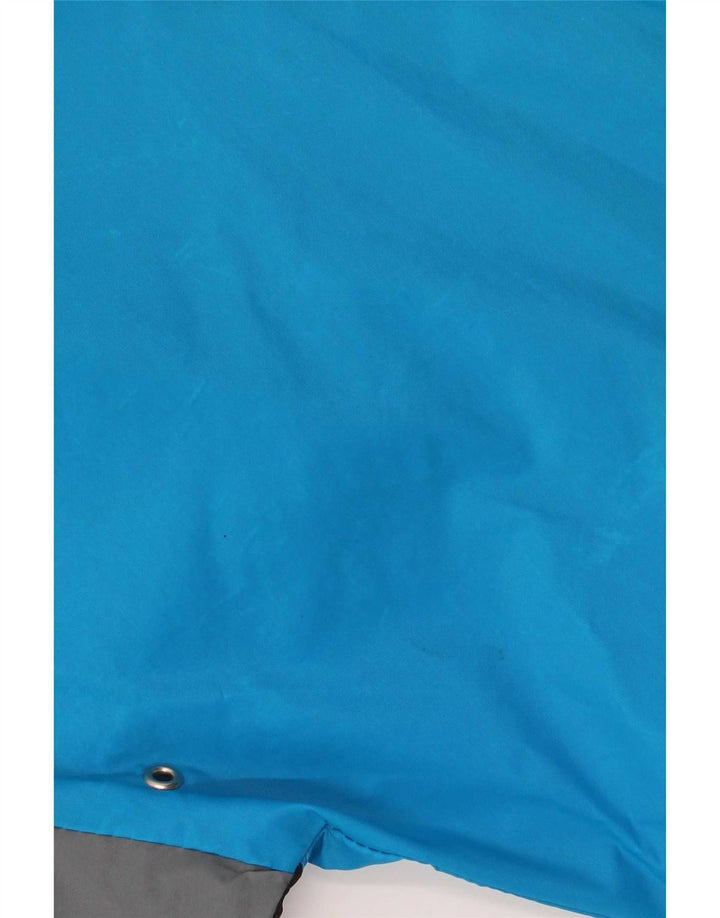 K-Way Regnjakke med hætte til mænd UK 38 Medium Blue Colourblock Polyamid