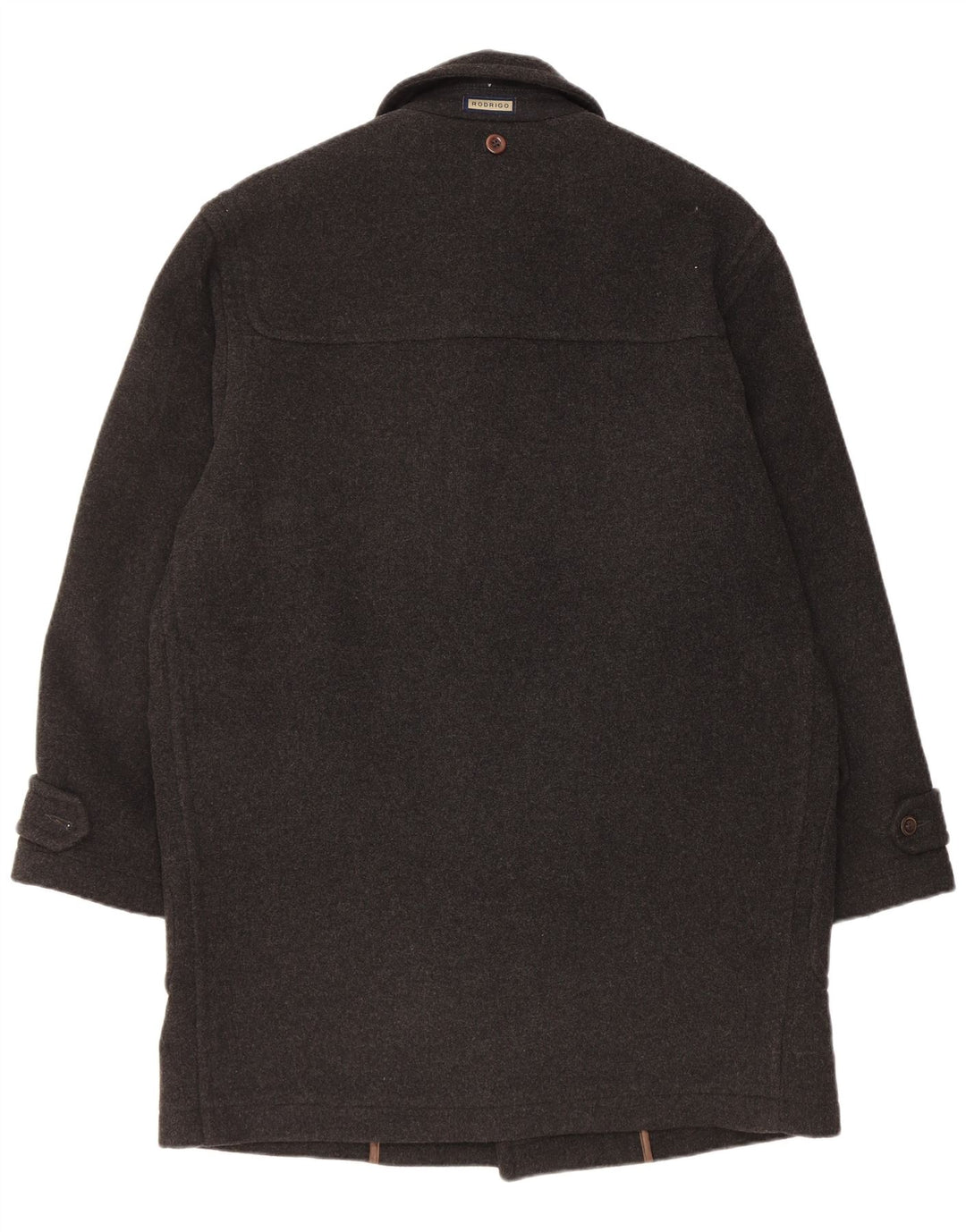 Rodrigo Herre Loose Fit Duffle Coat IT 48 Medium Sort Uld
