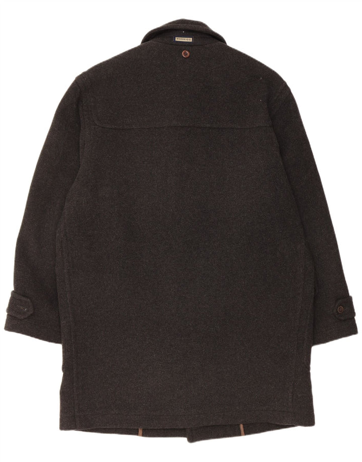 Rodrigo Herre Loose Fit Duffle Coat IT 48 Medium Sort Uld
