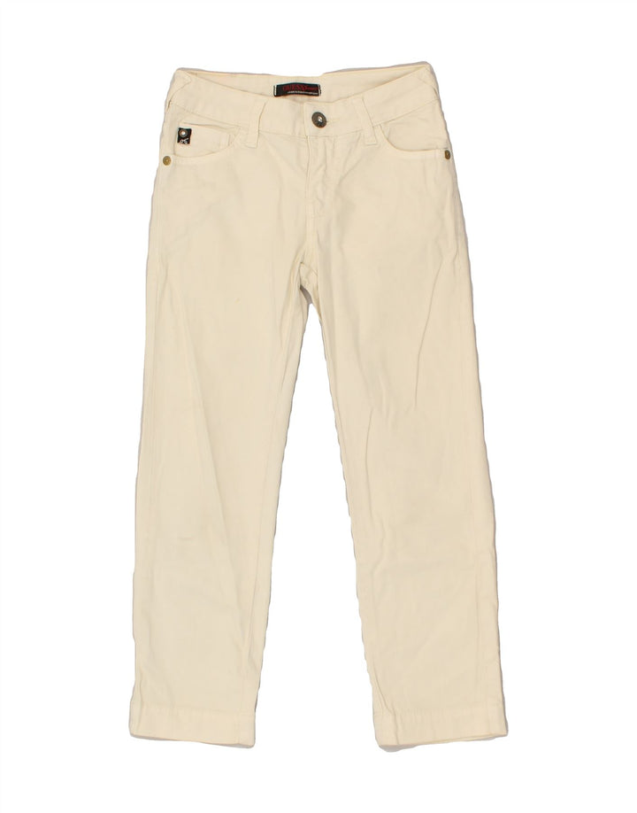 GUESS Girls Straight Casual Trousers 3-4 Years W22 L19  Off White | Vintage Guess | Thrift | Second-Hand Guess | Used Clothing | Messina Hembry 