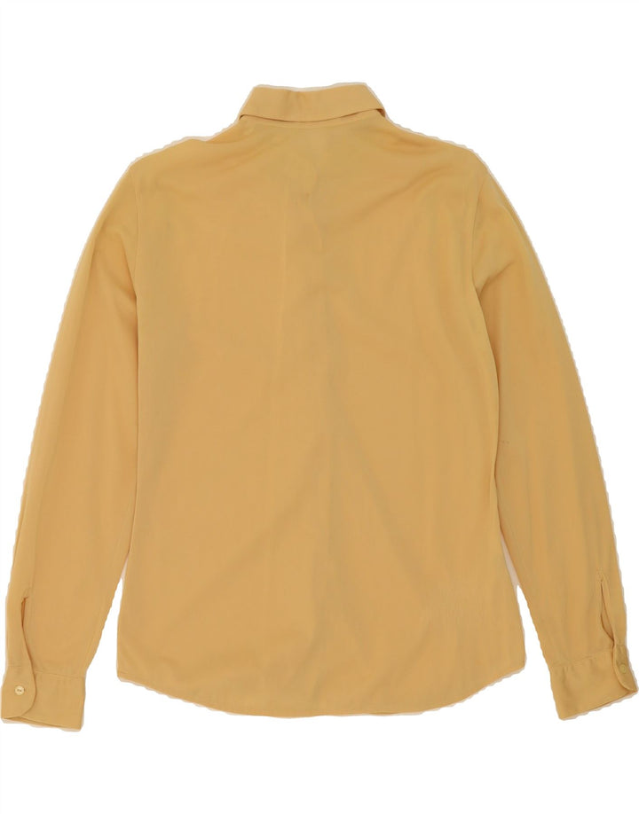 BENETTON Womens Shirt Blouse IT 44 Medium Beige Polyamide Vintage Benetton and Second-Hand Benetton from Messina Hembry 