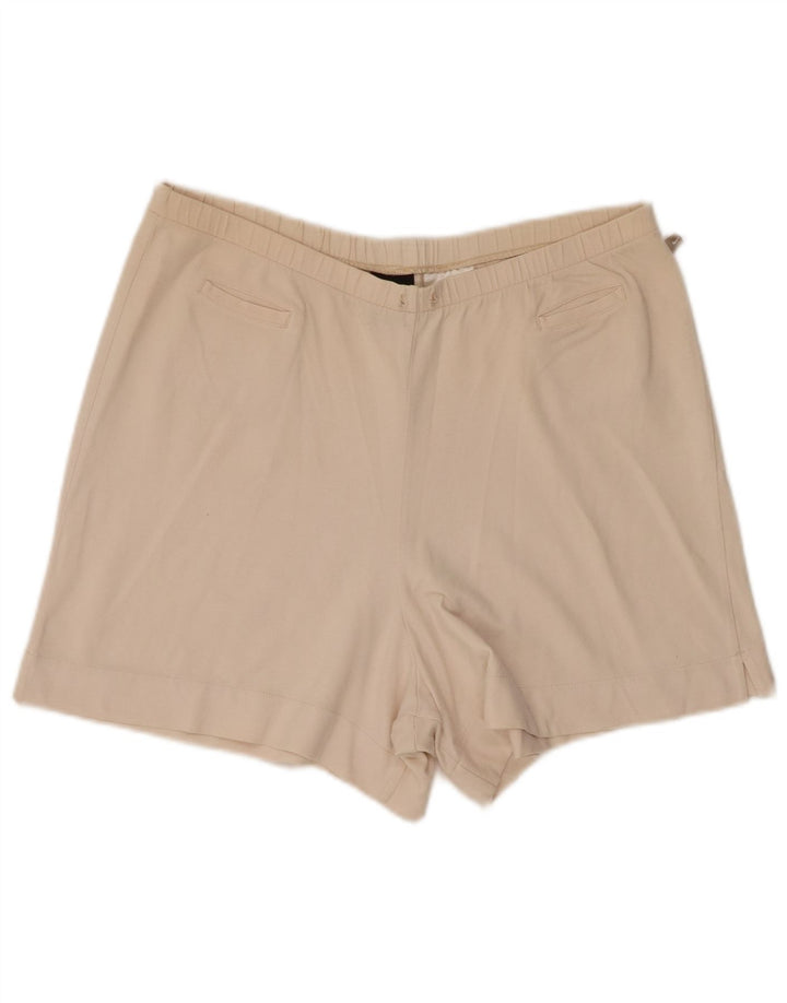 Nike sportsshorts til kvinder US 12/14 Large Beige Bomuld