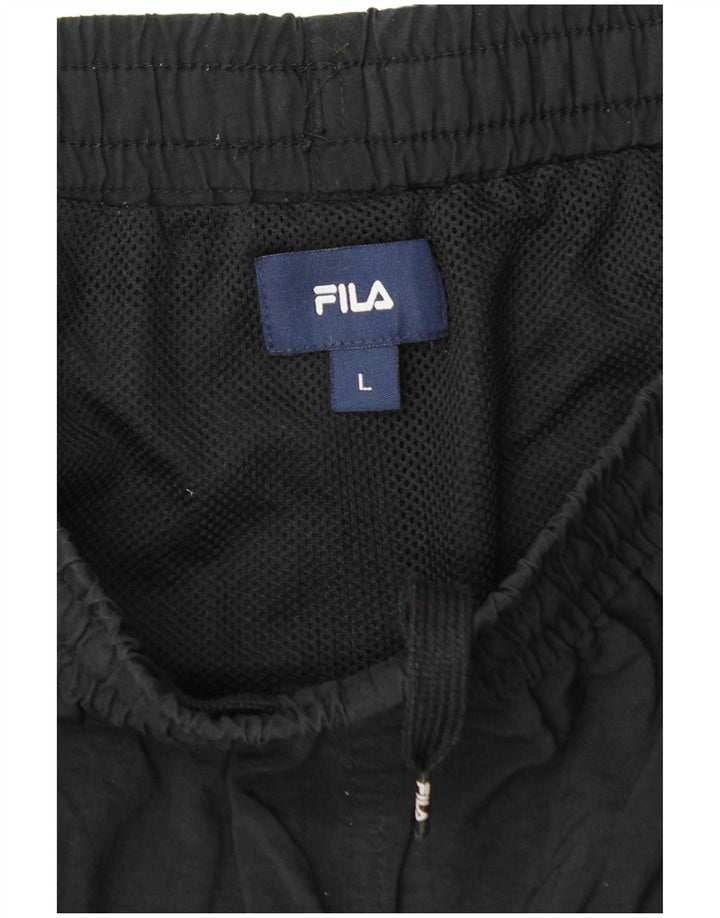 Fila Sportshorts til mænd Large Black Colourblock Polyamid