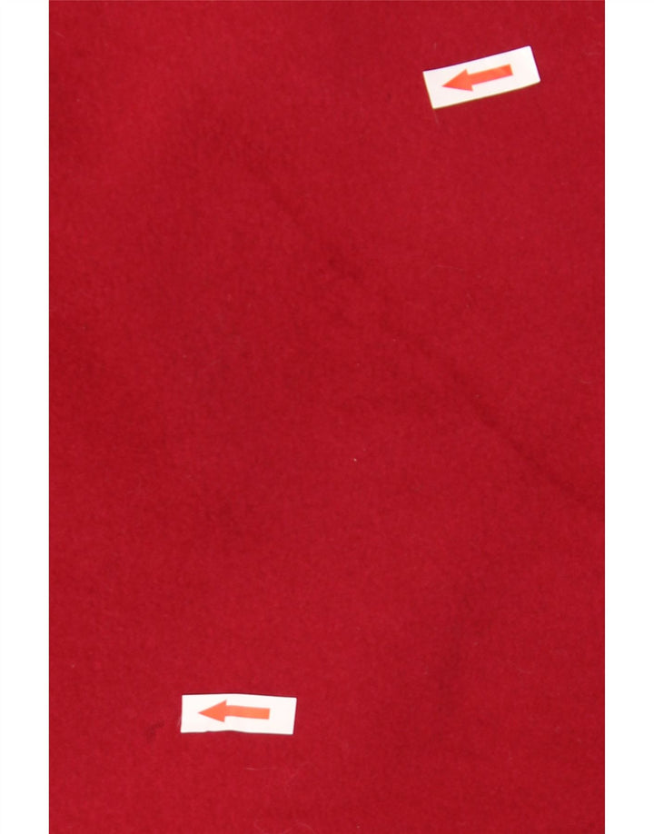 Vintage oversize overfrakke til kvinder IT 53 2XL rød uld