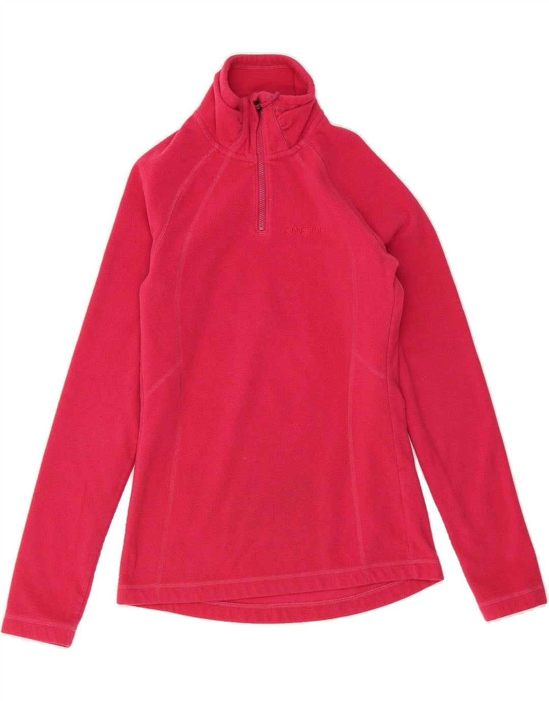 O'NEILL Womens Zip Neck Fleece Jumper UK 10 Small  Pink Polyester Vintage O'Neill and Second-Hand O'Neill from Messina Hembry 