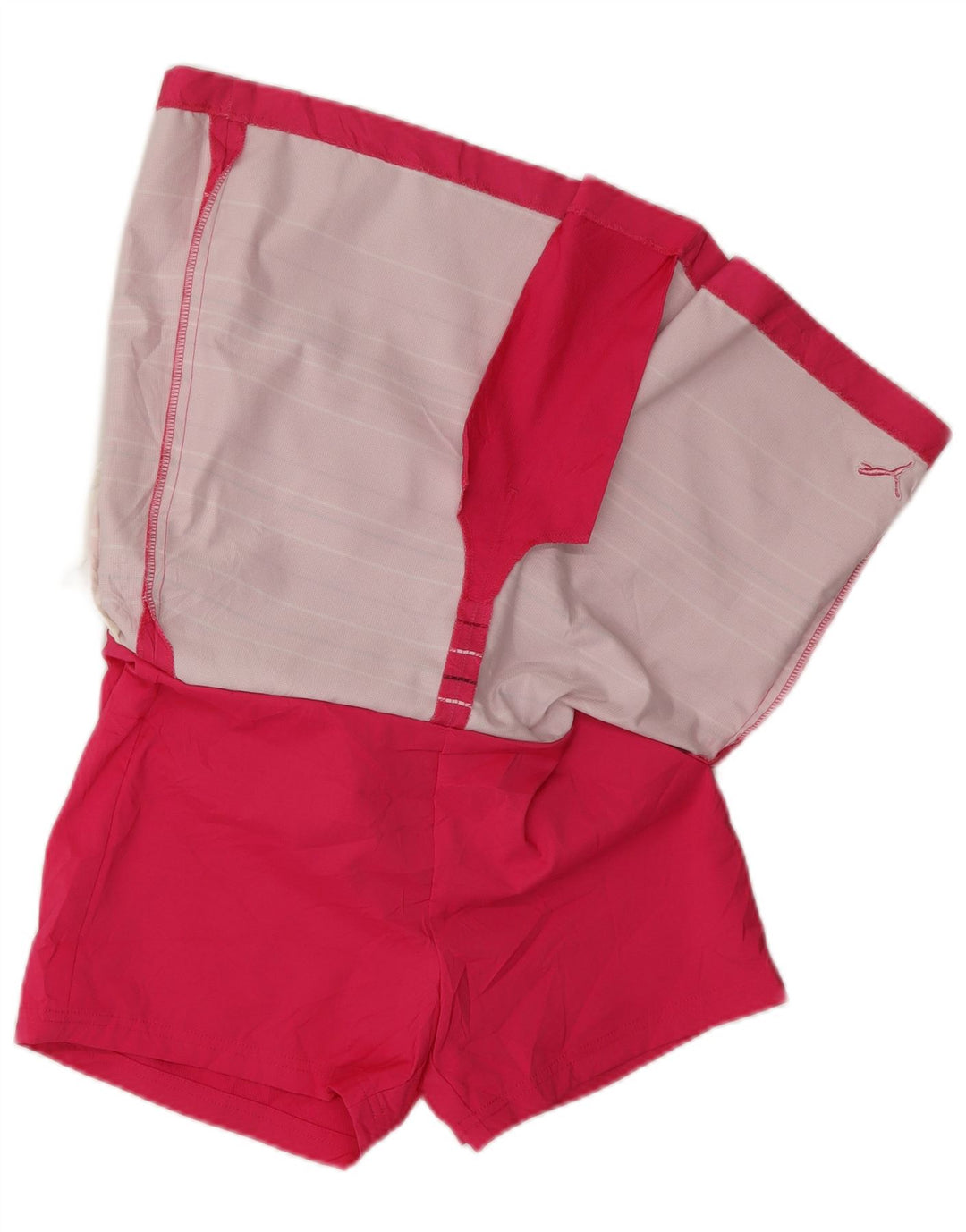 Puma Womens Skort UK 12 Medium Pink Stribet Polyester Sports