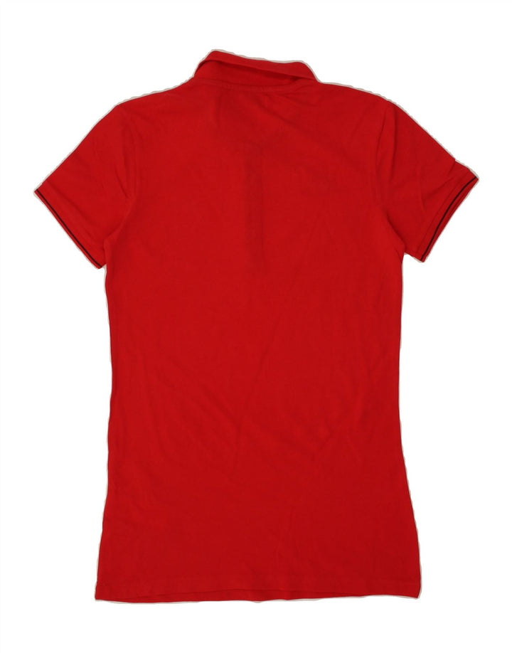 KAPPA Womens Polo Shirt UK 14 Large Red Cotton Vintage Kappa and Second-Hand Kappa from Messina Hembry 
