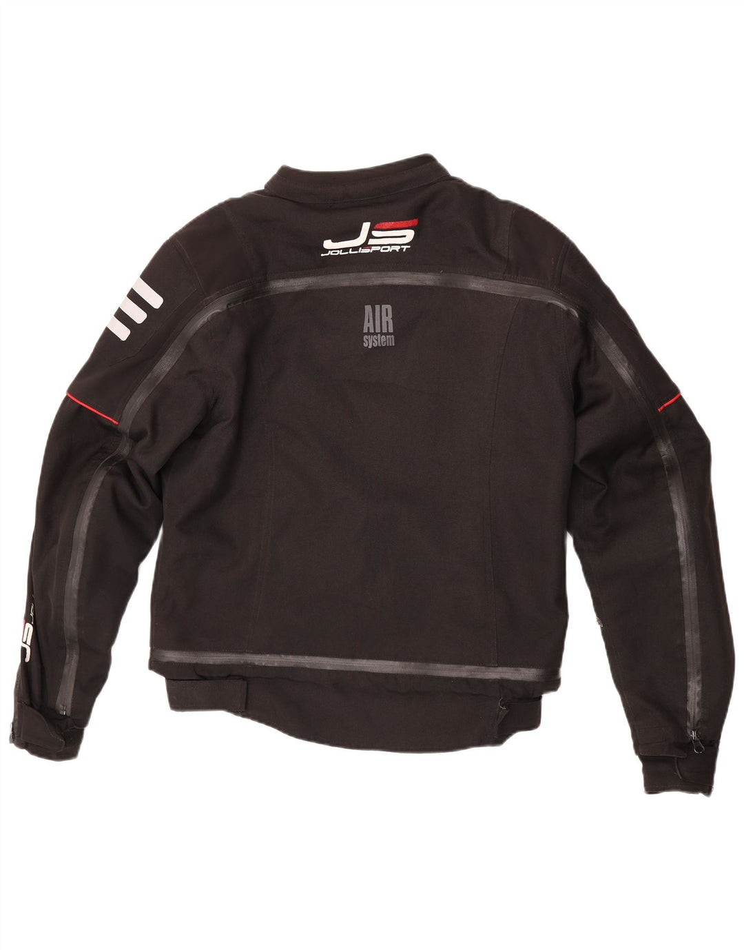 Jollisport Dame Motorcykel Racer Jakke UK 16 Stor Sort Polyester