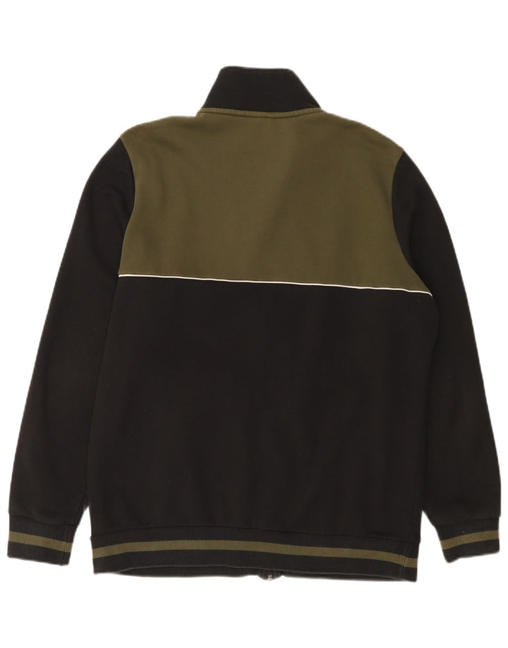 PUMA Træningsdragt til mænd Topjakke Medium Sort Colourblock Bomuld