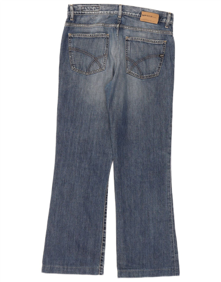 Gas Herre Bootcut Jeans W33 L29 Blå Bomuld
