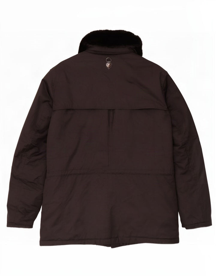 Piero Guidi Herre Utility Jacket UK 44 2XL Sort Bomuld