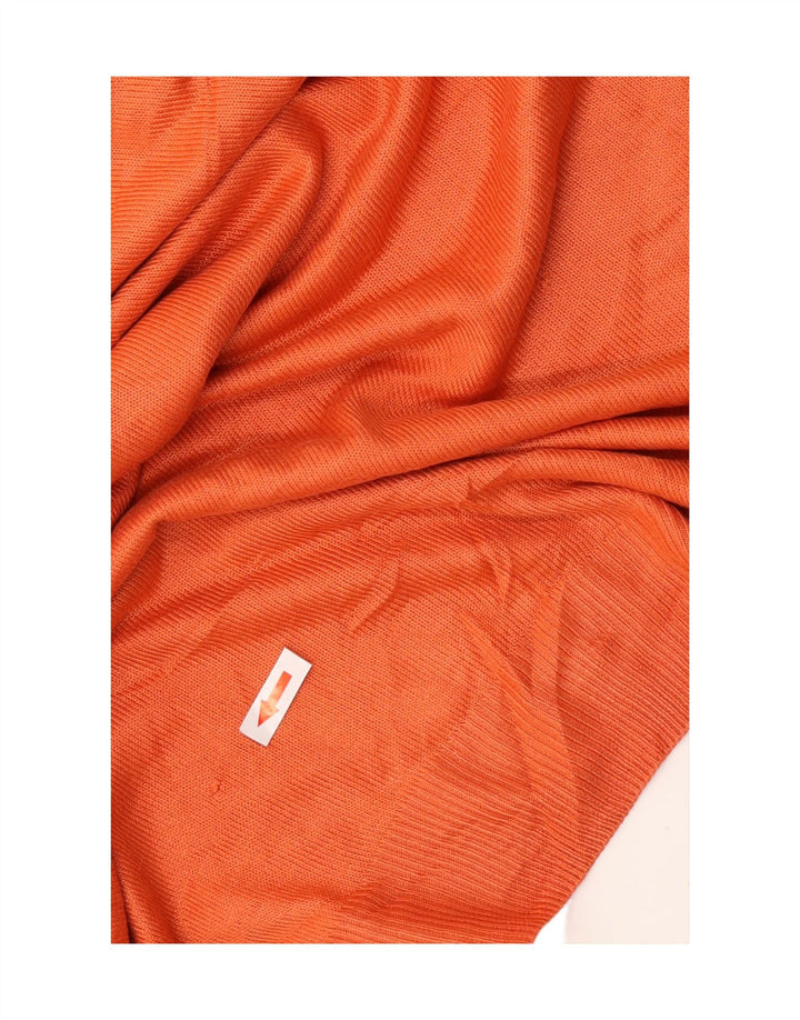Marks & Spencer Dame Oversized Boat Neck Jumper Sweater UK 18 XL Orange