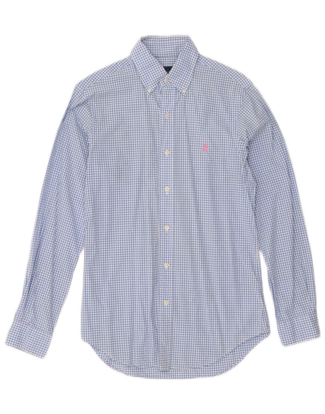 Ralph Lauren Herreskjorte XS Blå Gingham Bomuld