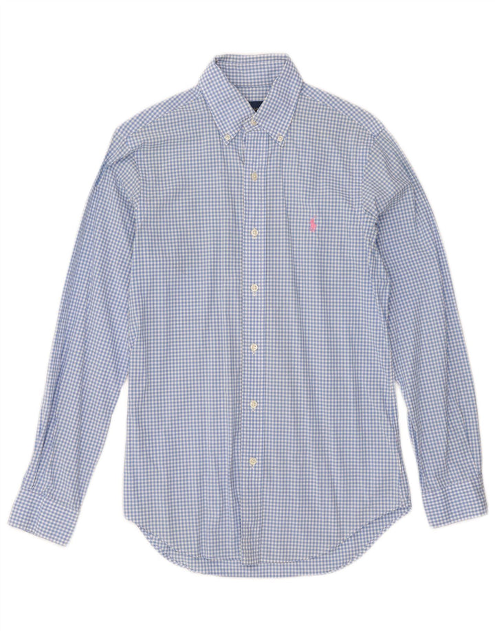 Ralph Lauren Herreskjorte XS Blå Gingham Bomuld