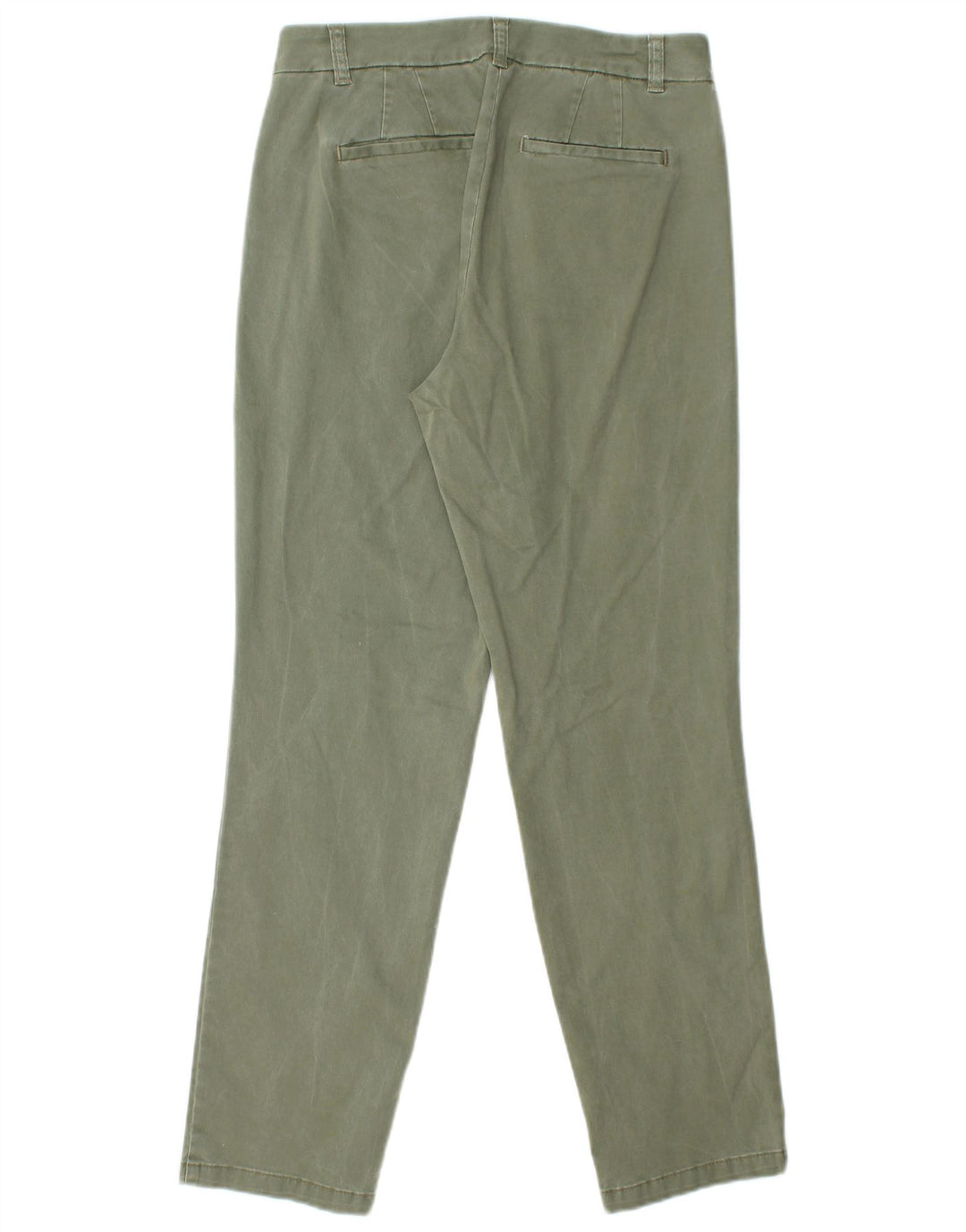 MONSOON Dame Standard Lige Chino Bukser UK 12 Medium W32 L28 Khaki