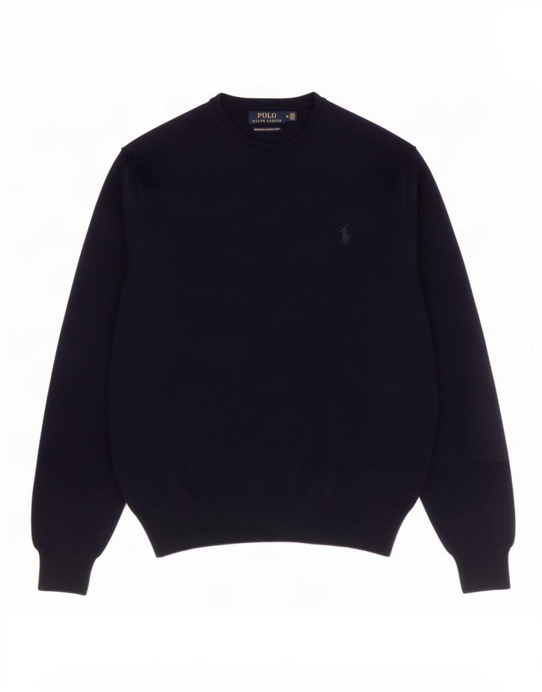 Polo Ralph Lauren Herre Crew Neck Jumper Sweater Medium Navy Blue