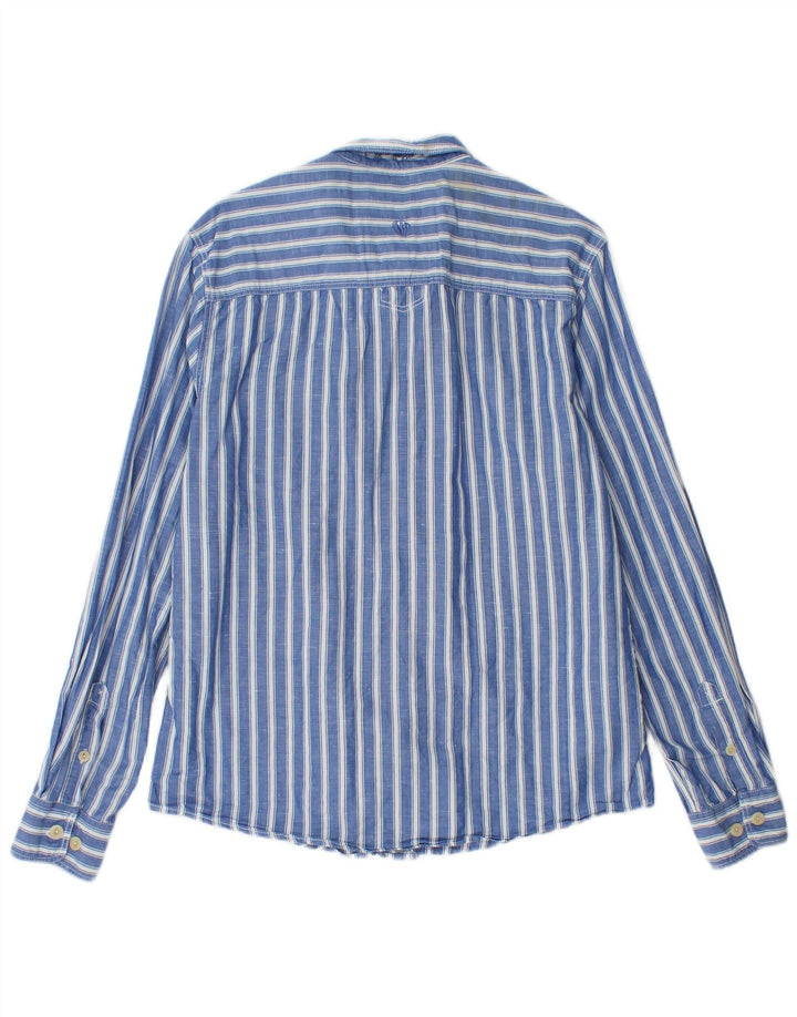 Fat Face Herreskjorte Medium Blue Pinstripe Bomuld