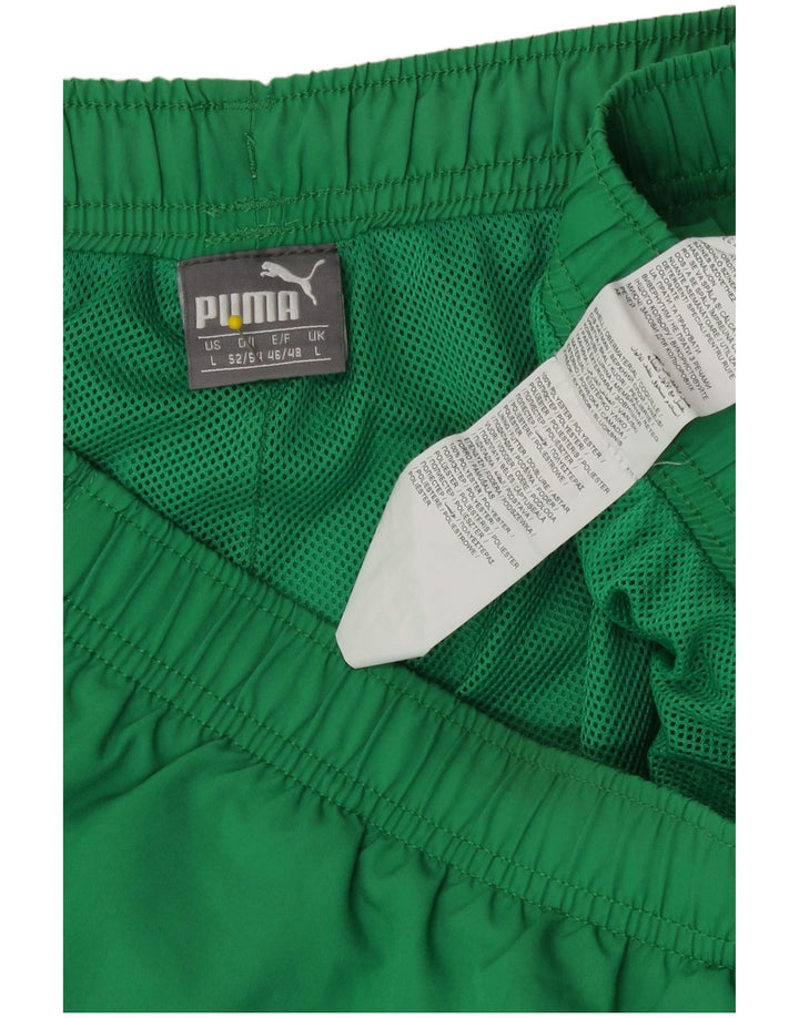 Puma Herre Sportshorts Store Grønne Polyester Sports