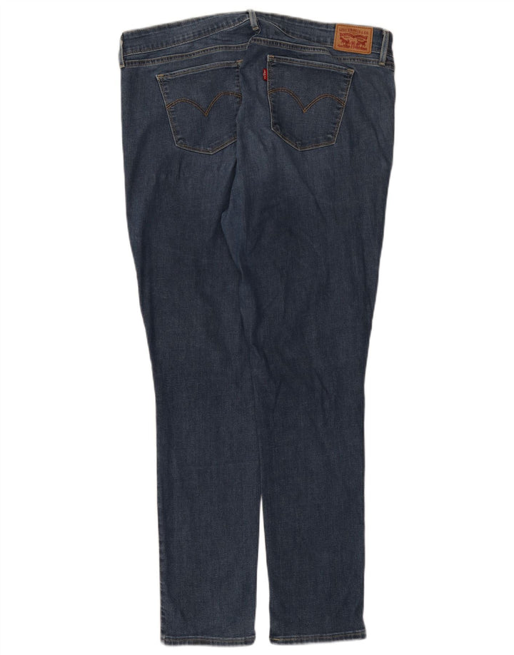 Levi's Dame 711 Skinny Jeans W34 L30 Blå