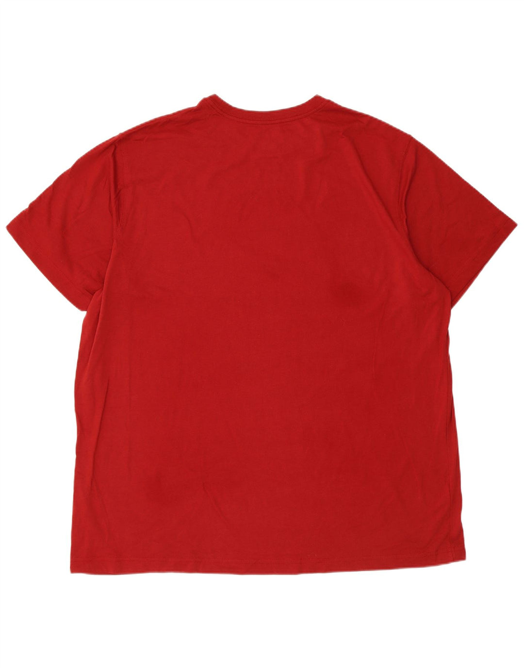 EDDIE BAUER Herre T-Shirt Top 2XL Rød Bomuld