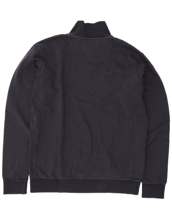 La Martina Sweatshirt med lynlås til mænd Large Navy Blue