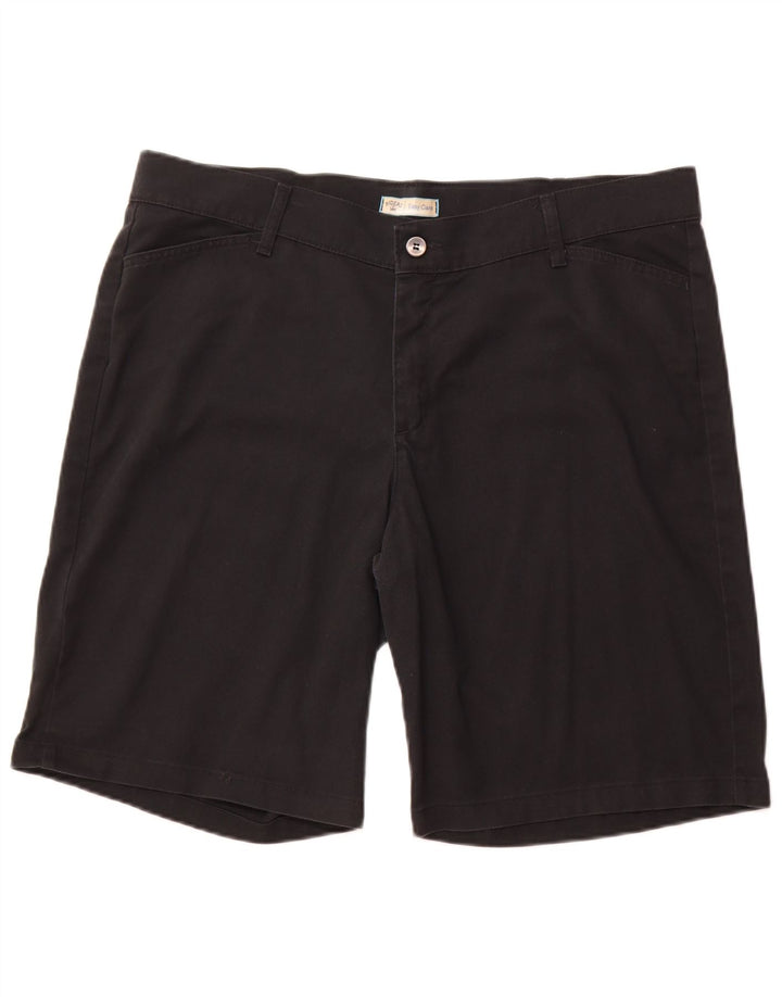Lee Womens Riders Bermuda Shorts US 18 XL W40 Sort Bomuld