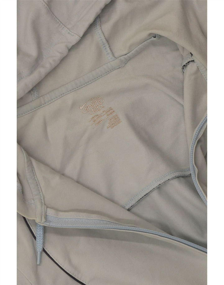 Nike hættetrøje med lynlås til kvinder UK 12/14 Medium Blue