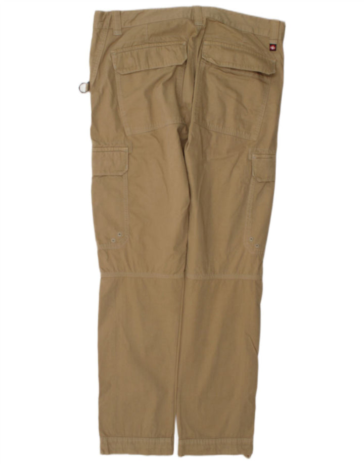 Murphy & Nye Straight Cargo Bukser til mænd W36 L32 Beige Bomuld