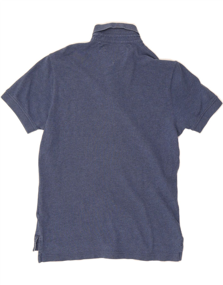TOMMY HILFIGER Mens Polo Shirt Small Navy Blue Cotton Vintage Tommy Hilfiger and Second-Hand Tommy Hilfiger from Messina Hembry 