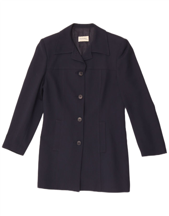 Vintage damedragt med 4 knapper, 2 dele IT 44 Medium W26 L28 Marineblå